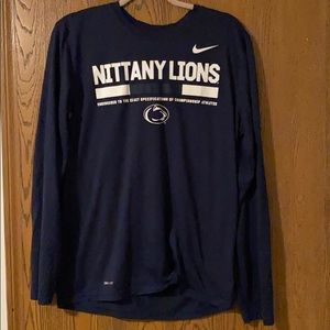 Nike Penn State Dri Fit long sleeve